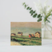 Regatta in Villerville bei Gustave Caillebotte Postkarte (Stehend Vorderseite)