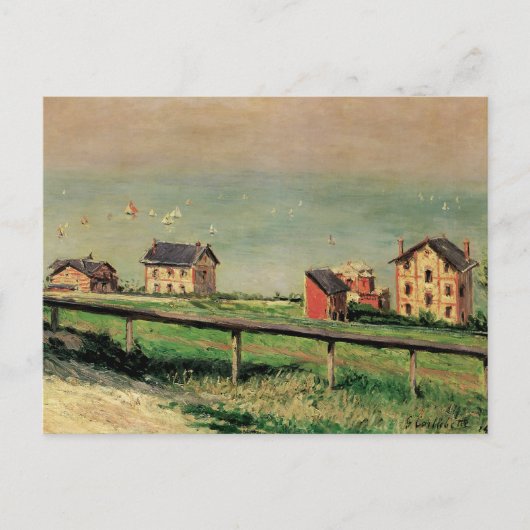 Regatta in Villerville bei Gustave Caillebotte Postkarte (Vorderseite)