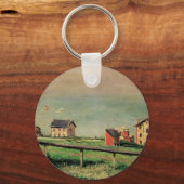 Regatta in Villerville bei Gustave Caillebotte Schlüsselanhänger (Vorderseite)