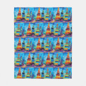 Regatta "Kunst von Kindern" Fleecedecke (Vorderseite)