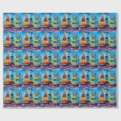 Regatta "Kunst von Kindern" Geschenkpapier (Flach)