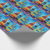 Regatta "Kunst von Kindern" Geschenkpapier (Ecke)