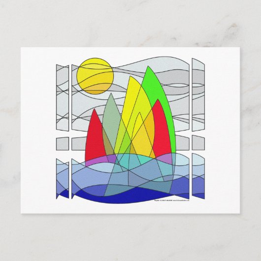 Regatta Postkarte (Vorderseite)