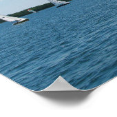 Regatta Sale Boat Scene Foto Kunst, Dichtung und M Poster (Ecke)