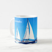 Regatta-Sieger bekommt alles Kaffeetasse (Vorderseite Links)
