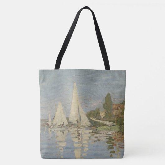 Regattas at Argenteuil, OIl Painting, Claude Monet Tasche (Vorderseite)
