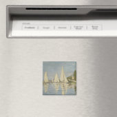Regatten in Argenteuil, Öl auf Leinwand, Claude Mo Magnet (In Situ (Geschirrspüler))