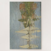 Regatten in Argenteuil, Öl auf Leinwand, Claude Mo Puzzle (Vertikal)