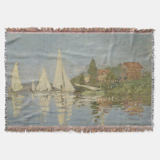 Regatten in Argenteuil, Ölgemälde, Claude Monet Decke (Vorderseite)