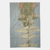 Regatten in Argenteuil, Ölgemälde, Claude Monet Geschirrtuch (Vertikal)