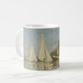Regatten in Argenteuil, Ölgemälde, Claude Monet Kaffeetasse (Vorderseite Links)