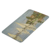 Regatten in Argenteuil, Ölgemälde, Claude Monet Magnet (Linke Seite)