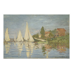 Regatten in Argenteuil, Ölmalerei, Claude Monet Fotodruck