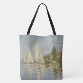Regatten in Argenteuil, Ölmalerei, Claude Monet Tasche (Rückseite)