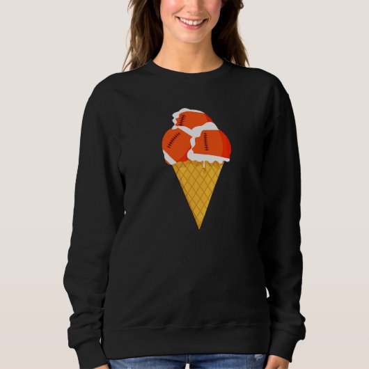 Regby Triple Scoop Ice Creme Cone Sweatshirt (Vorderseite)