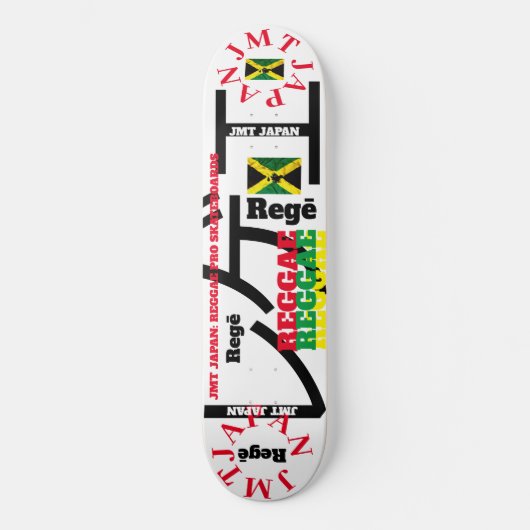REGE - REGGAE JMT JAPAN 8 1/4" Skateboarddecke Skateboard (Vorderseite)