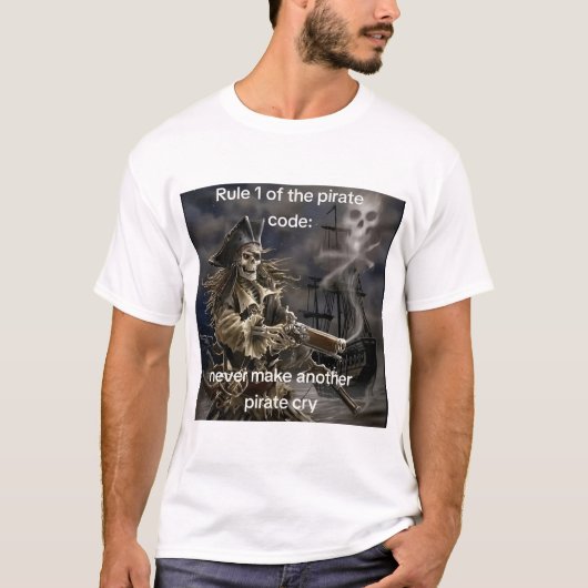Regel 1 des Piratencode-Shirts T-Shirt (Vorderseite)