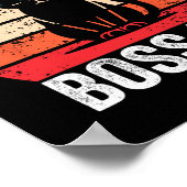 Regel 1 Immer die Katze aufkochen Funny Meme Männe Poster (Ecke)