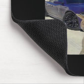Regel 1 Immer die witzige Katze mit eigenem Ding a Mousepad (Ecke)