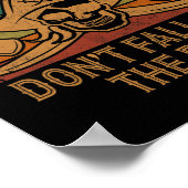 Regel #1 Nicht aus dem Boat Pirate-Geschenk Vater Poster (Ecke)