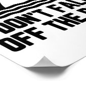 Regel 1 Nicht vom Boot abfallen Poster (Ecke)