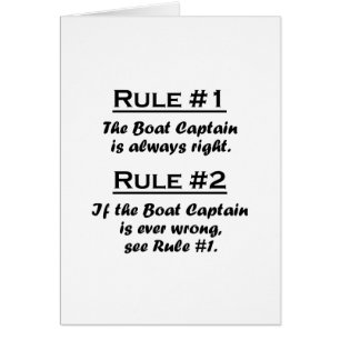 Regel-Boots-Kapitän