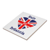 Regel Britannia! Herz des Jack-60-Union Fliese (Seite)