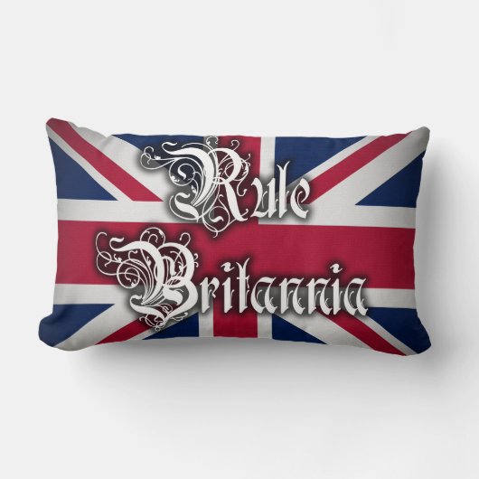 Regel Britannia Lendenkissen (Vorderseite)