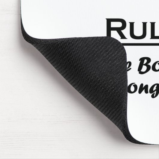 Regel-Buchhalter Mousepad (Ecke)