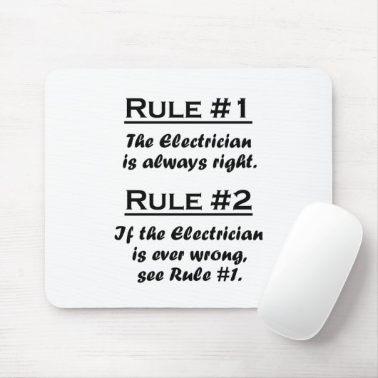 Regel-Elektriker Mousepad (Mit Mouse)