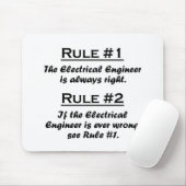 Regel-Elektroingenieur Mousepad (Mit Mouse)