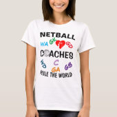 Regel für die Position von Netball-Trainern für be T-Shirt (Vorderseite)