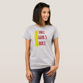 Regel für große Mädchen T-Shirt (Vorne ganz)
