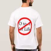 Regel gegen Dauern T-Shirt (Rückseite)