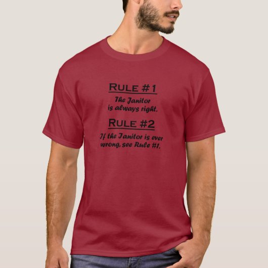 Regel-Hausmeister T-Shirt (Vorderseite)