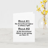 Regel-Korrekturoffizier Karte (Gelbe Blume)