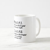 Regel-Marinebiologe Kaffeetasse (VorderseiteRechts)