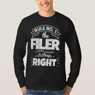 Regel Nr. 1 der EINREICHER hat immer recht T-Shirt