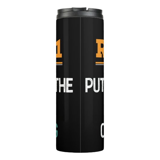 Regel Nr. 1: Stell Gott an die erste Stelle Thermosbecher (Rückseite)