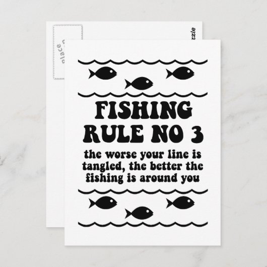 Regel Nr. 3 Postkarte (Vorne/Hinten)