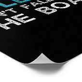Regel Nummer 1 Nicht aus dem Boot fallen Poster (Ecke)