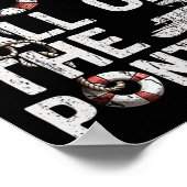 Regel Nummer 1 Nicht vom Pontoon-Bootsanleger abst Poster (Ecke)