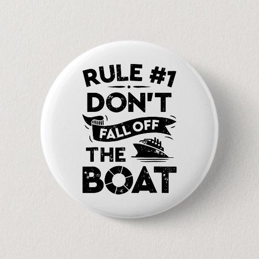 Regel Nummer 1 Nicht vom Schiff abstürzen C Button (Vorderseite)