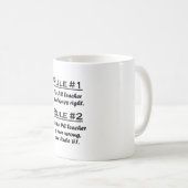 Regel PET Lehrer Kaffeetasse (VorderseiteRechts)