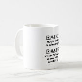 Regel PET Lehrer Kaffeetasse (Vorderseite Links)