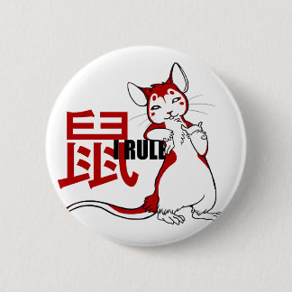 Regel-Ratte des Tierkreis-I Button