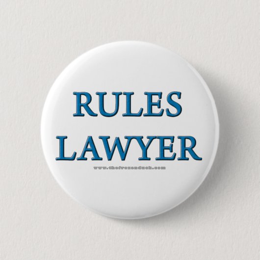 Regel-Rechtsanwalt Button (Vorderseite)