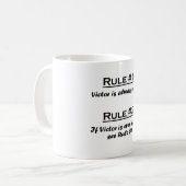 Regel-Sieger Kaffeetasse (Vorderseite Links)