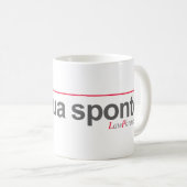 "REGEL SUA SPONTE" -- KAFFEETASSE (VorderseiteRechts)