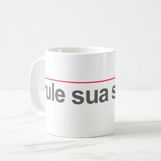 "REGEL SUA SPONTE" -- KAFFEETASSE (Vorderseite Links)